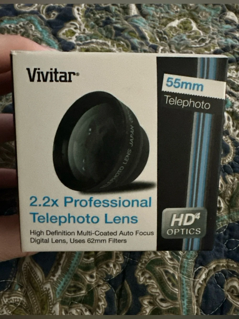 Vivitar 2.2x Professional Telephoto Lens 55mm High Def HD Auto Focus Digi Lens